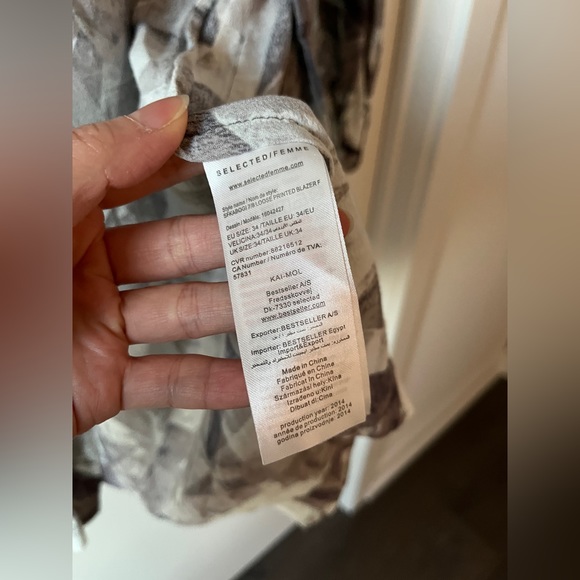 SELECTED Oversized kimono with tie-dye pattern - Picture 4 of 4